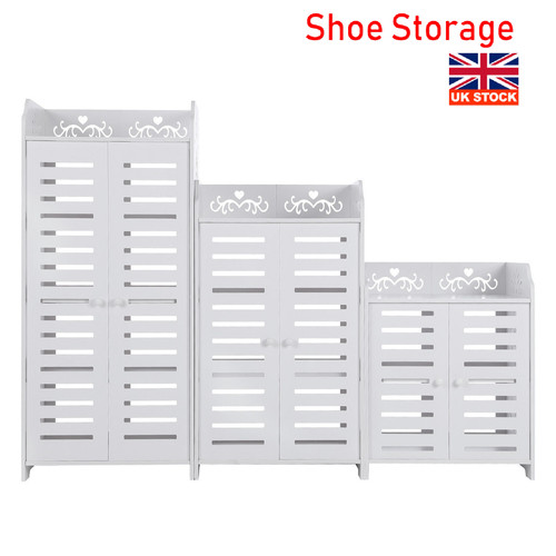 5tier white hallway - white, shoe